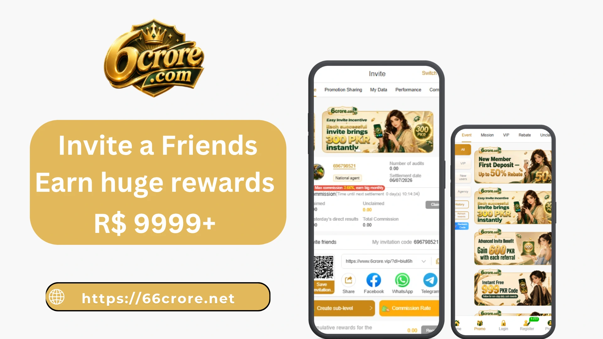 6Crore Referral Rewards